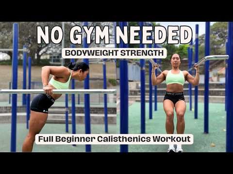 Full Beginner Calisthenics Workout at the Park