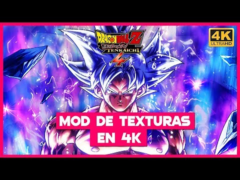 DRAGON BALL Z BUDOKAI TENKAICHI 4 MOD 4K HD TEXTURES PACK | CONFIGURATION AND GAMEPLAY 2024