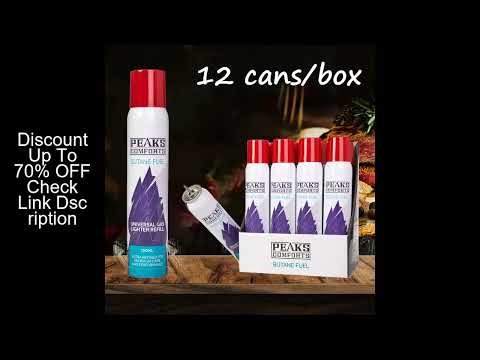 Premium Butane Fuel Replacement Canisters Refill Fluid 150ml/Cans, Without Battery