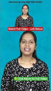 How to sing High pitch easily ❤ Video Lesson #singeasy #highpitch #headvoice