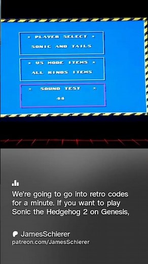Sonic 2 Level Select Code + Metroid Password to Start at Mother Brain Fully Equipped