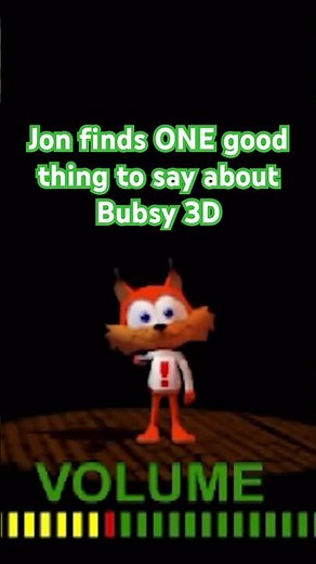 Jon finds ONE good thing to say about Bubsy 3D #shorts
