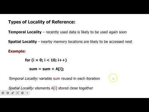 Locality of Reference | Computer Organization and Architecture, Mrs. J. Geetha Priya, AP/CSE, RMDEC