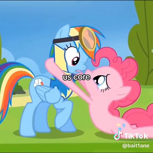 Ответ пользователю @arinapypypypyshik #pinkiepie #rainbowdash #pinkiedash #mlpfim #mlp #mylittlepony #us #uscore