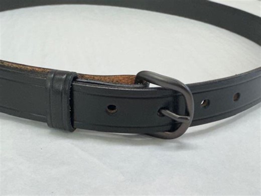 English Bridle Leather From Amish Country Belt Black . 1 Inch Width - Etsy