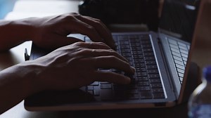 Typing, Keyboard, Laptop. Free Stock Video