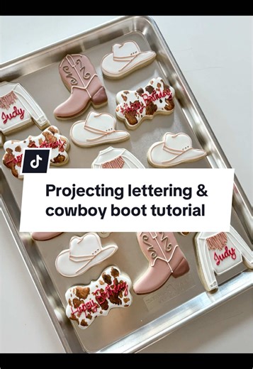 Master Royal Icing Lettering Techniques with Projector