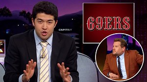 17K views · 257 reactions | James welcomes our new sports correspondent Dylan Adler to the show to get us up to speed on everything happening in the wide world of sports! | The Late Late Show with James Corden | Facebook