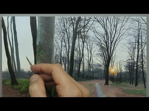 How to Paint Delicate Winter Trees | Episode 148