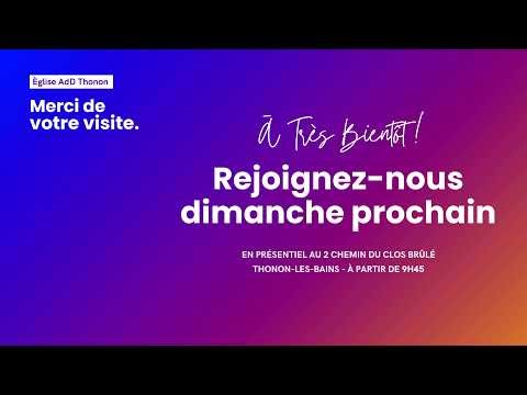 Culte en direct
