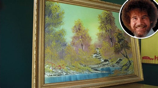 Erstes Bild von Bob Ross für 10 Millionen Franken verkauft