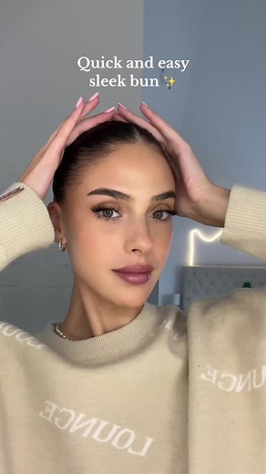 Quick and Easy Sleek Bun Hair Tutorial by Liza Wei