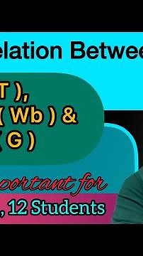 Relation between tesla, weber and gauss | SI units of magnetic field | important physics concepts