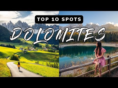 Top 10 BEST Spots You NEED To Visit In The DOLOMITES | Beginners Travel Guide 4K