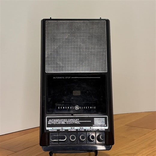 Vintage General Electric Tape Recorder – Model 3‑5015D – Portable Cassette Recorder – Retro Electronics - Etsy