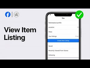 How to View our Item Listing on Facebook Marketplace (Full Guide)