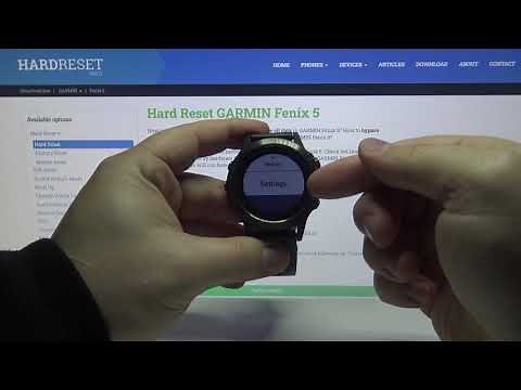 Hard Reset GARMIN Fenix 5 Performer – Wipe Date / Restore Defaults