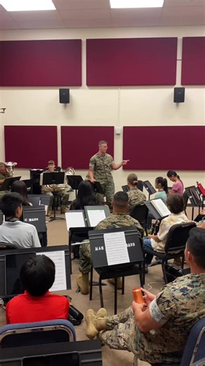 On October 23 2023, the Marine Corps Forces Pacific Band had the pleasure of hosting an educational clinic with 'Iolani School. Marines worked with students on individual instrumental techniques via sectionals in preparation for their upcoming concert. #marforpacband #marines #usmc #semperfi #militarymusic | Marine Corps Forces Pacific (MARFORPAC) Band