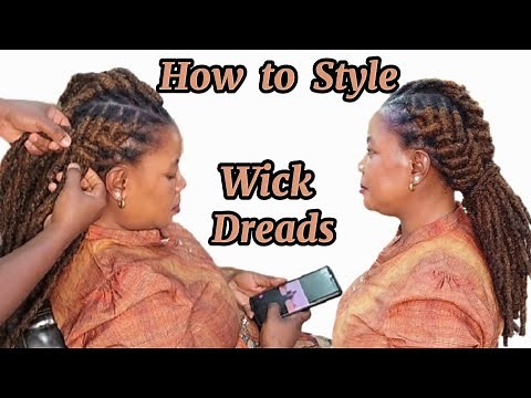 Simple Beginners Style on Wick Dreads Extension