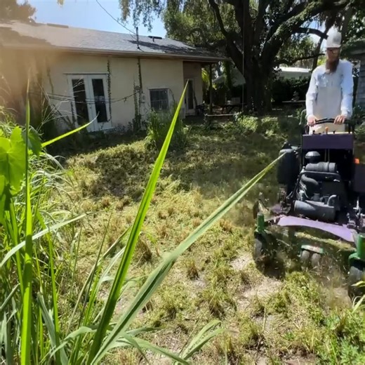 NOBODY would mow this NIGHTMARE of a yard for this KIND lady SO I DID FOR FREE!!! [INSANE MAKEOVER] Part 1 | Lawn Care Services
