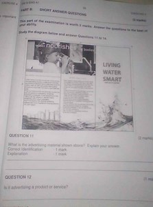 QUESTION 11What is the advertising material shown above? Expla... | Filo