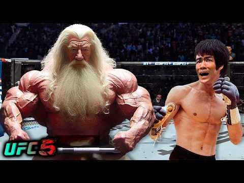 Dumbledore Musсular vs. Bruce Lee (EA sports UFC 5) - Rematch