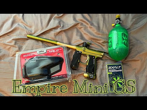 UNBOXING REVIEW OF MY NEW : EMPIRE MINI GS ( PAINTBALL GUN ) | ‪@ProEdgePaintball‬