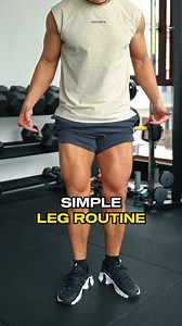 Intermediate Leg Superset Routine. For beginners, it's best to focus on one exercise at a time rather than mixing weight lifting and bodyweight exercises in one set. | Jordan Yeoh