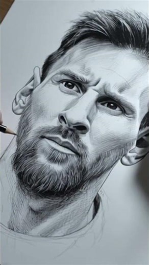 my messi realistic drawings #viral#popular