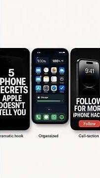 5 iPhone Secrets Apple Doesn't Tell You (99% Don't Know These!)
