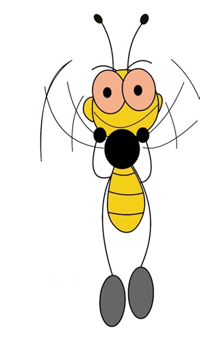 Never Trust a Bee #animation #animationmeme #rainbowfriends #cartoon #games #funny #stickman