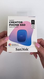 ¿Has visto el SSD portátil Creator Phone de Sandisk? 👀 Perfecto para creadores que quieren llevar su inspiración a cualquier lugar. ✨ Ya disponible en Chile Comenta “Phone SSD” para recibir más información. #Unboxing #VideoUnboxing #Unboxings #Sandisk #SandiskCreatorSeries | Sandisk