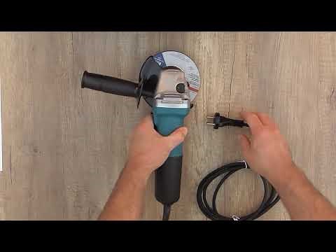 Unboxing and installing cutting disc on Makita 9558HNG Angle Grinder 125 mm (5 ") - Bob The Tool Man