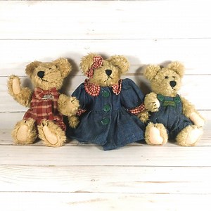 THE THREE BEARS! All Original Boyds Bears. Samuel, Bonnie, and Huck. Buy One, Two, or All Three. Your Choice. I Am the Original Owner. - Etsy
