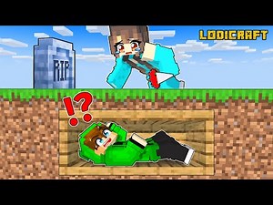 Olip was BURIED ALIVE in Minecraft!
