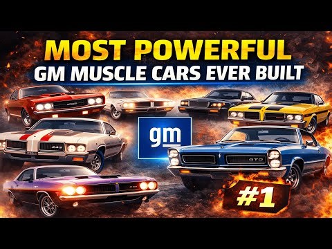 The 12 Most Powerful GM Muscle Cars Ever Built (Ranked)