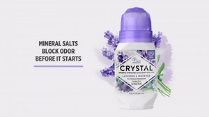 Crystal Mineral Deodorant Roll-On, Lavender & White Tea, Purple, 2.25 Fl Oz (Pack of 2)