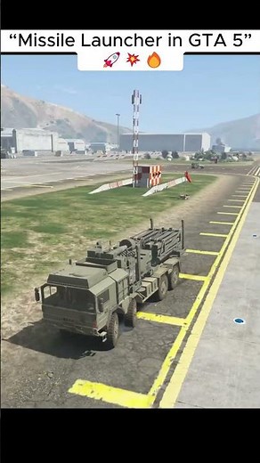 Missile Launcher Goes BOOM in Grand Theft Auto V 🚀💥😱 | Ultimate Destruction #Shorts