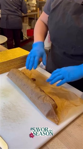Not all elves wear pointy hats — some rock hairnets. Sneak inside our holiday workshop, as pastry chefs Kris and JP roll the first Bûches de Noël of the season! 🎄 Featuring an outrageously fudgy cake, salted caramel buttercream, and dark chocolate glaze, made with local @guittardchocolate. Then trimming the tree with candied rosemary, cranberries, and meringue mushrooms. Dig into the details of this magical cake 🍄 https://biritemarket.com/feast/stories/fresh-from-the-holiday-workshop-just-roll