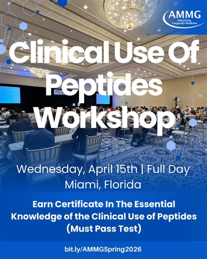 Peptide Therapy Essentials for Age Management Medicine | Age Management Medicine Group (AMMG) posted on the topic | LinkedIn