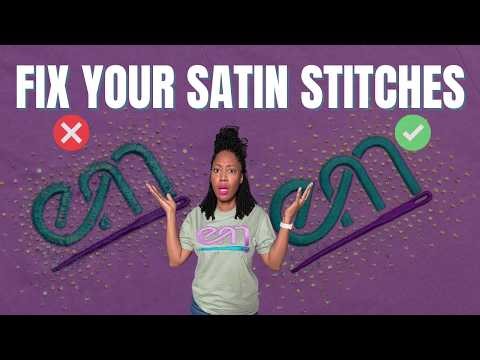 How I Digitize Clean Satin Stitches in Embrillance Step-by-Step