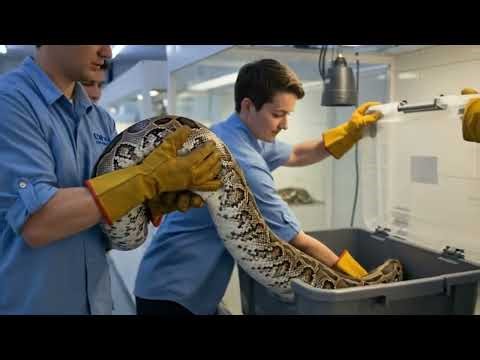 Inside the Massive Python Processing Factory: From Farm Harvest to Luxury Products