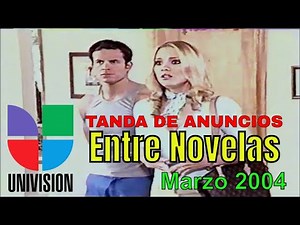 Hispanic TV - Commercial Break: Univision WXTV Channel 41 (March 2004) Between Soap Operas.
