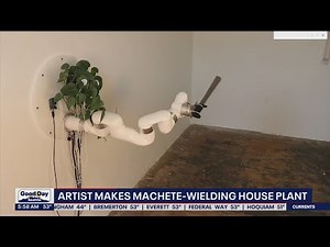 Artist makes machete-wielding house plant | FOX 13 Seattle
