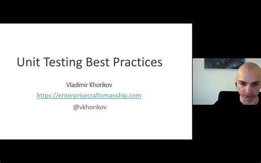 Unit Testing Best Practices with Vladimir Khorikov