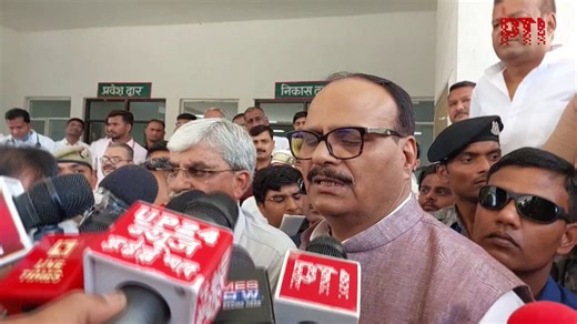 VIDEO | UP Deputy CM Brajesh Pathak (@brajeshpathakup) says, "The Nari Shakti Vandan Adhiniyam was not passed in the Parliament because of Congress and Samajwadi Party, it is regressive for half of the population, Samajwadi Party will have to pay for it in the coming election... People of Samajwadi Party very well know that if women are empowered, their hooliganism would be affected... During the Samajwadi Party rule, women would not step out on roads after 5 pm..."#NariShaktiVandanAdhiniyam