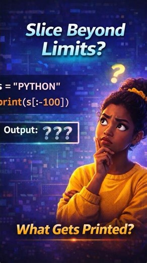 Python Slice Boundary Trap 🔥Explained in Tamil | Q70 #shorts #shortsfeed