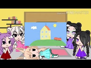 Penny, Sheepy, bunny, mimi, y zizzy reaccionan a pipa ||gacha club||