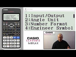 CASIO Classwiz fx-991LA X: SETTINGS IN SPANISH