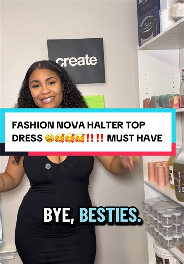MUST HAVE Fashion Nova Halter Top Dress for Every Occasion